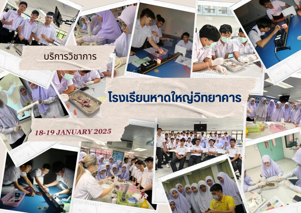 ศูนย์เครื่องมือวิทยาศาสตร์และเทคโนโลยี มหาวิทยาลัยวลัยลักษณ์ จัดกิจกรรมฝึกทักษะกระบวนการทางวิทยาศาสตร์และเทคโนโลยี ให้กับนักเรียนจากโรงเรียนหาดใหญ่วิทยาคาร จังหวัดสงขลา